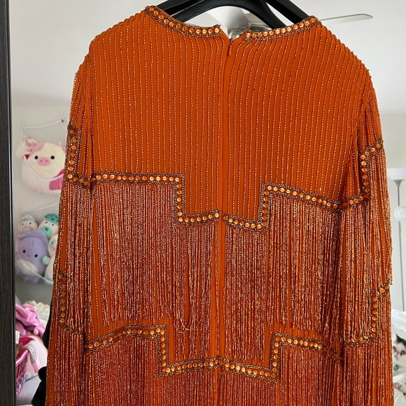 ASOS Fringe Cocktail Dress - Picture 8 of 8